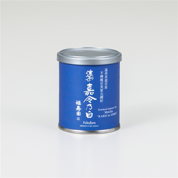 不傳庵宗実家元御好 嘉令乃白 40g缶入