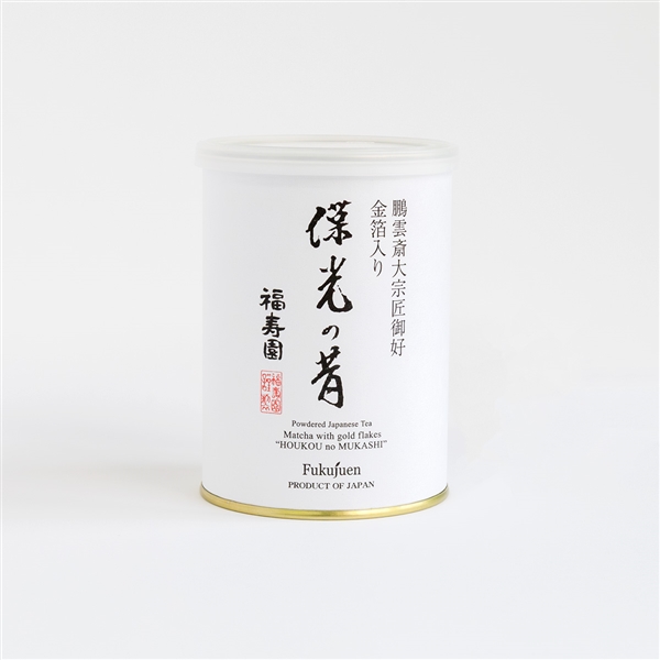 裏千家 金箔入抹茶 鵬雲斎宗匠御好 葆光の昔 200g缶入
