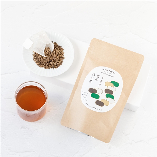 UJInoTSUYU くきと葉の焙じ茶ティーバッグ 3g×8袋
