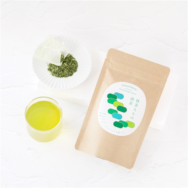 UJInoTSUYU 抹茶入りの煎茶ティーバッグ 3g×8袋