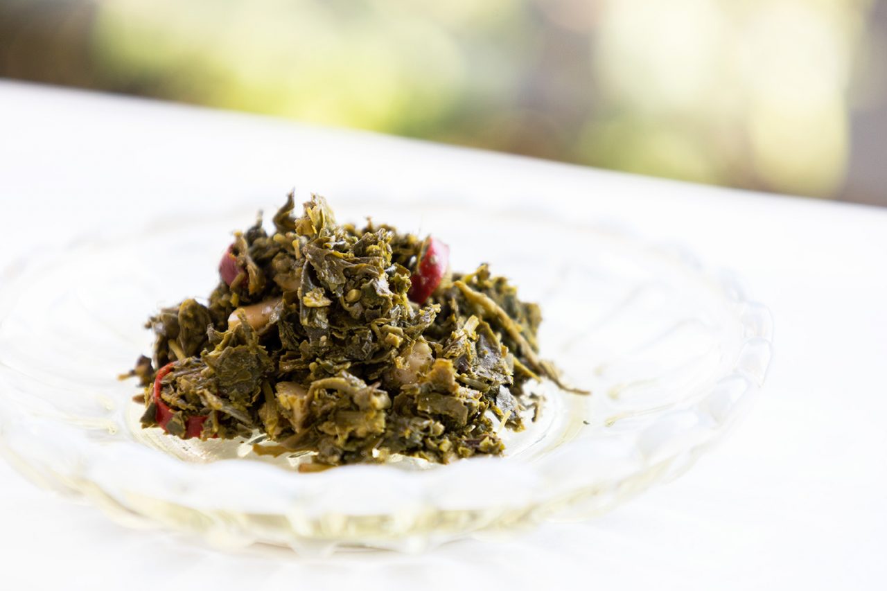 お茶×梅酒 お酒のあてにおススメ。「ラペソー」風お茶のお漬物